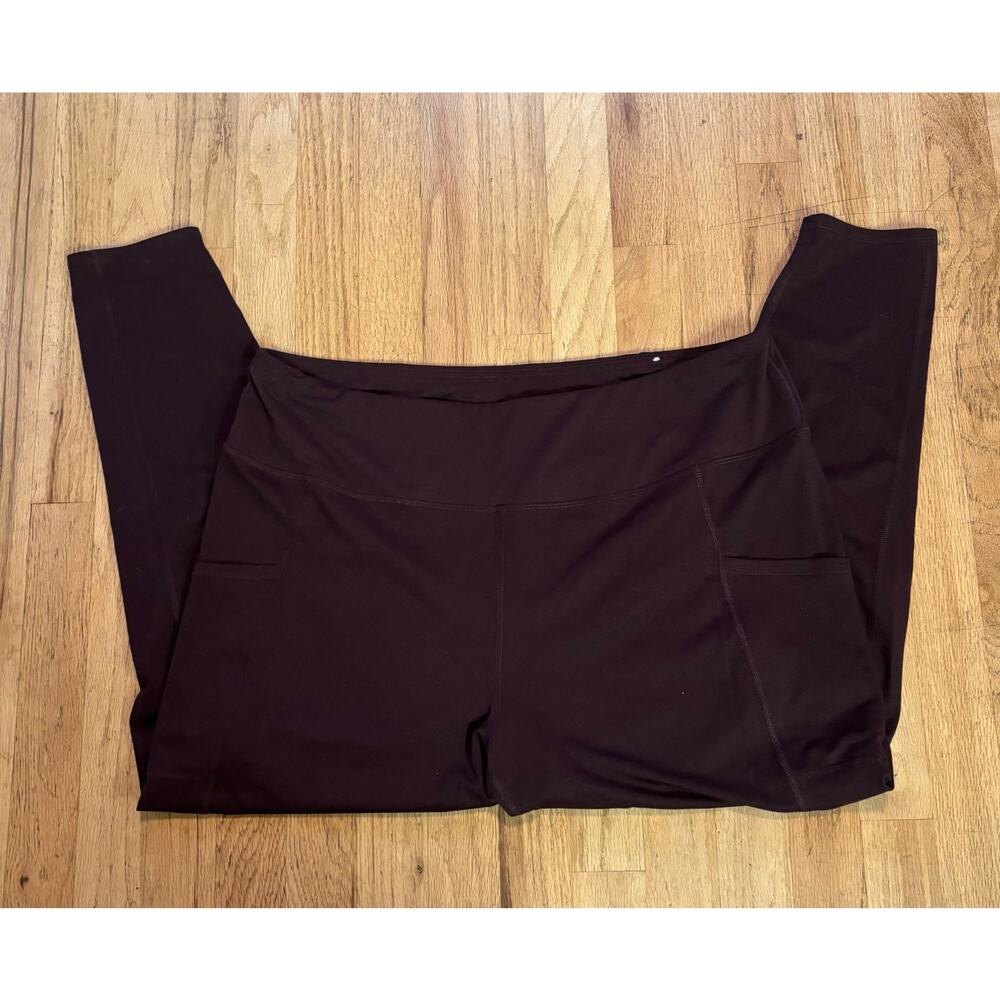 Super Cute! Women’s Maurice’s Body Yoga Stretch Pants Spandex Plum/Wine, size 2X